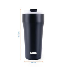 Load image into Gallery viewer, Tank Everyday Mug, 480ml, Stainless Steel, BPA free, insulated, Leakproof - Black