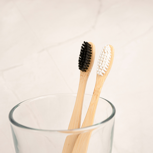 Bamboo Toothbrush, Soft Bristles, Pack of TWO