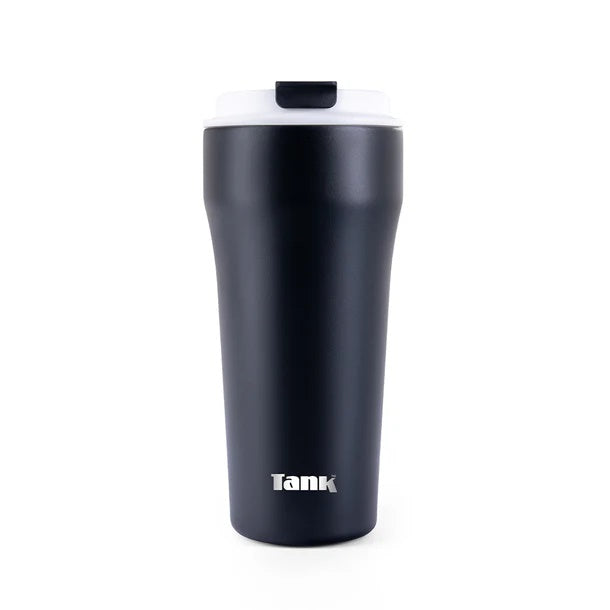 Tank Everyday Mug, 480ml, Stainless Steel, BPA free, insulated, Leakproof - Black