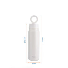 Load image into Gallery viewer, Tank Magnet, 1000ml, Stainless Steel Bottle, BPA free, insulated, Leakproof - Cream
