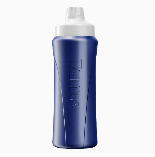 Tank Insulated Plastic Water Bottle Mini Super Cool 650mL - Dark Blue