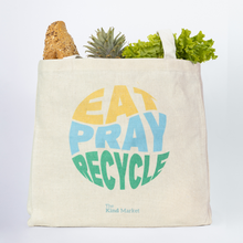 Load image into Gallery viewer, Reusable Shopping Bag, Eat Pray Recycle
