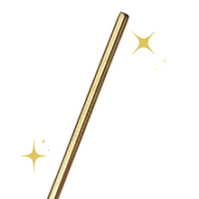 Load image into Gallery viewer, Single Gold Straw+Cleaning Brush
