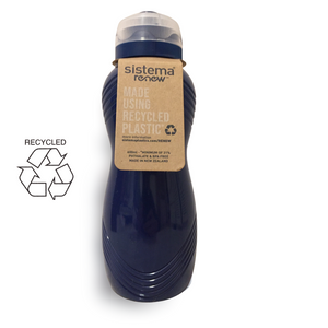 Reusable Bottle From Recycled Plastic, Dark Blue