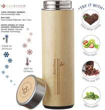 Load image into Gallery viewer, All-Beverage Travel Thermos Mug, 500ml Capacity, The Naturalist
